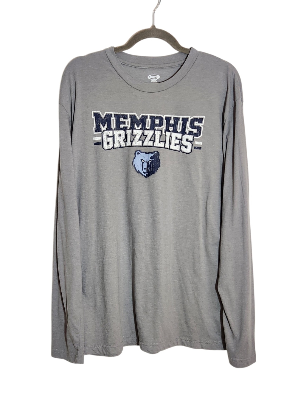 Concepts Memphis Grizzlies Gray Long Sleeve Sleep T-Shirt Lounge Shirt Size XL